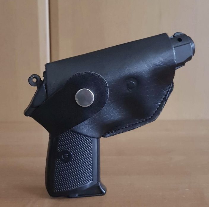 Зажигалка пистолет с кобурой Вальтер