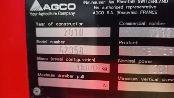 Kombajn zbożowy Massey Ferguson 7282 Centora