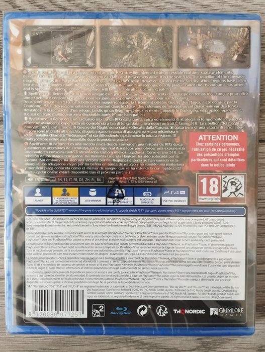 Nowa Gra Spellforce 3 Reforced Polska Wersja PS4/PS5 Playstation