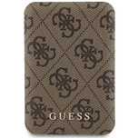 Powerbank indukcyjny Guess 4G Leather Metal Logo MagSafe 15W 5000mAh -