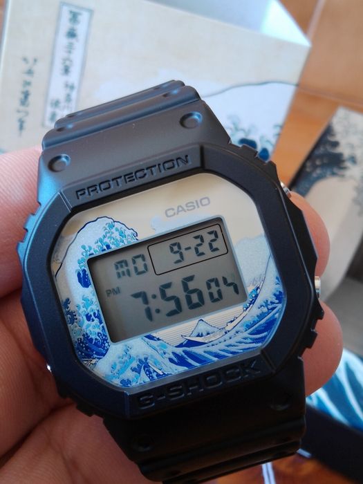 Casio G-Shock "hokusai Katsushika" DW-5600KHK24-1JR
