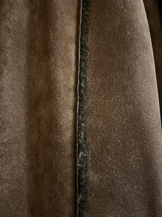 Casaco castanho de pelo