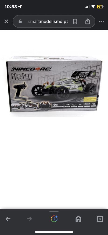 Carro blaster ninco4rc