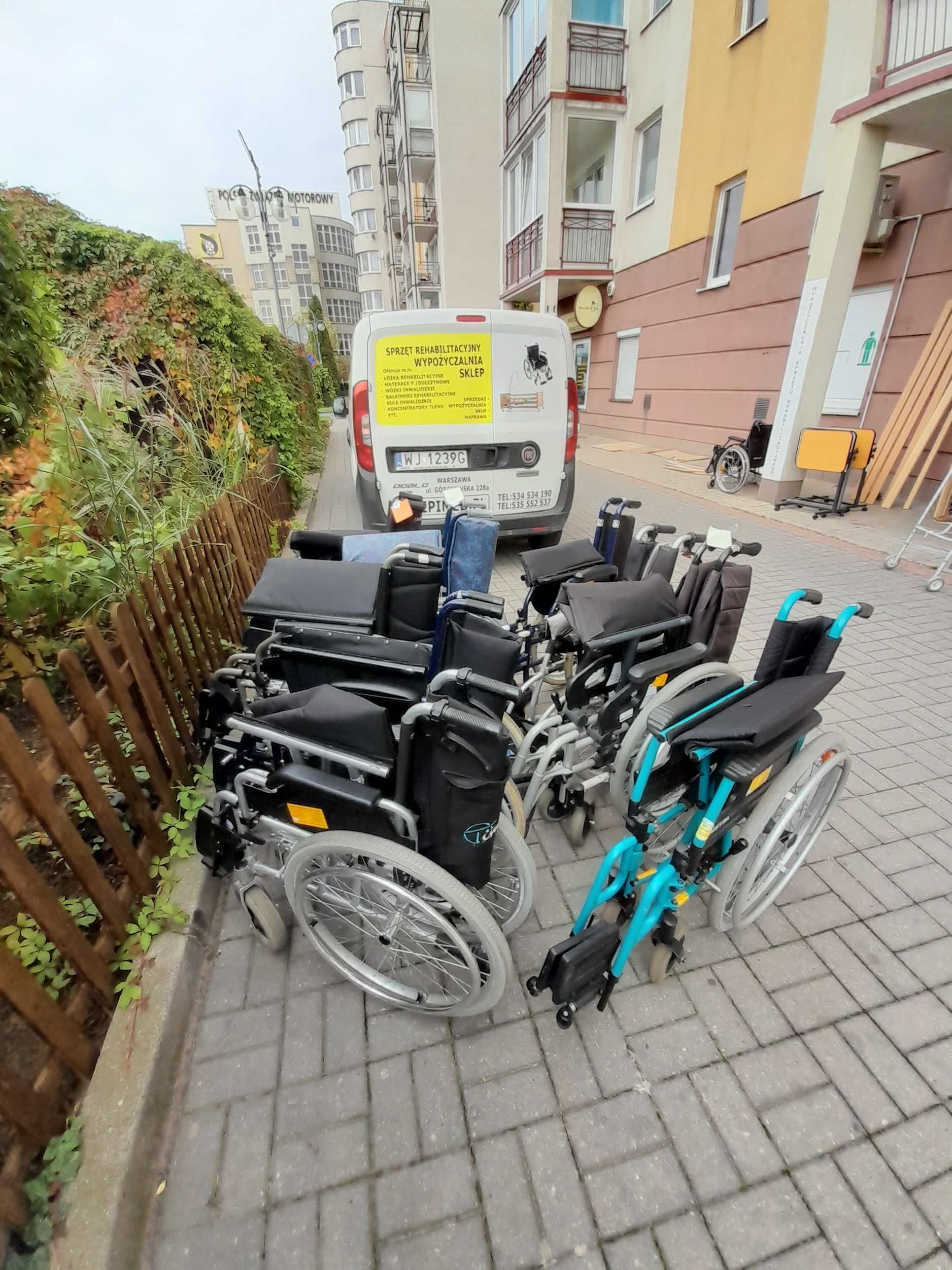 Wózek Inwalidzki Rehabilitacyjny Medyczny WYNAJEM Warszawa od 80 zł/mc
