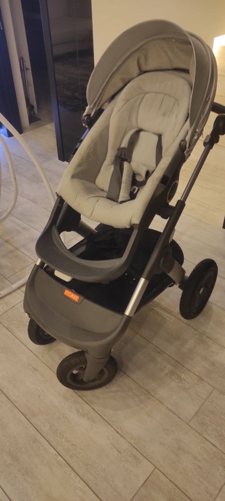 Лучшая Коляска Stokke 3 в1 Trailz (люлька, шасси, авто-кресло)