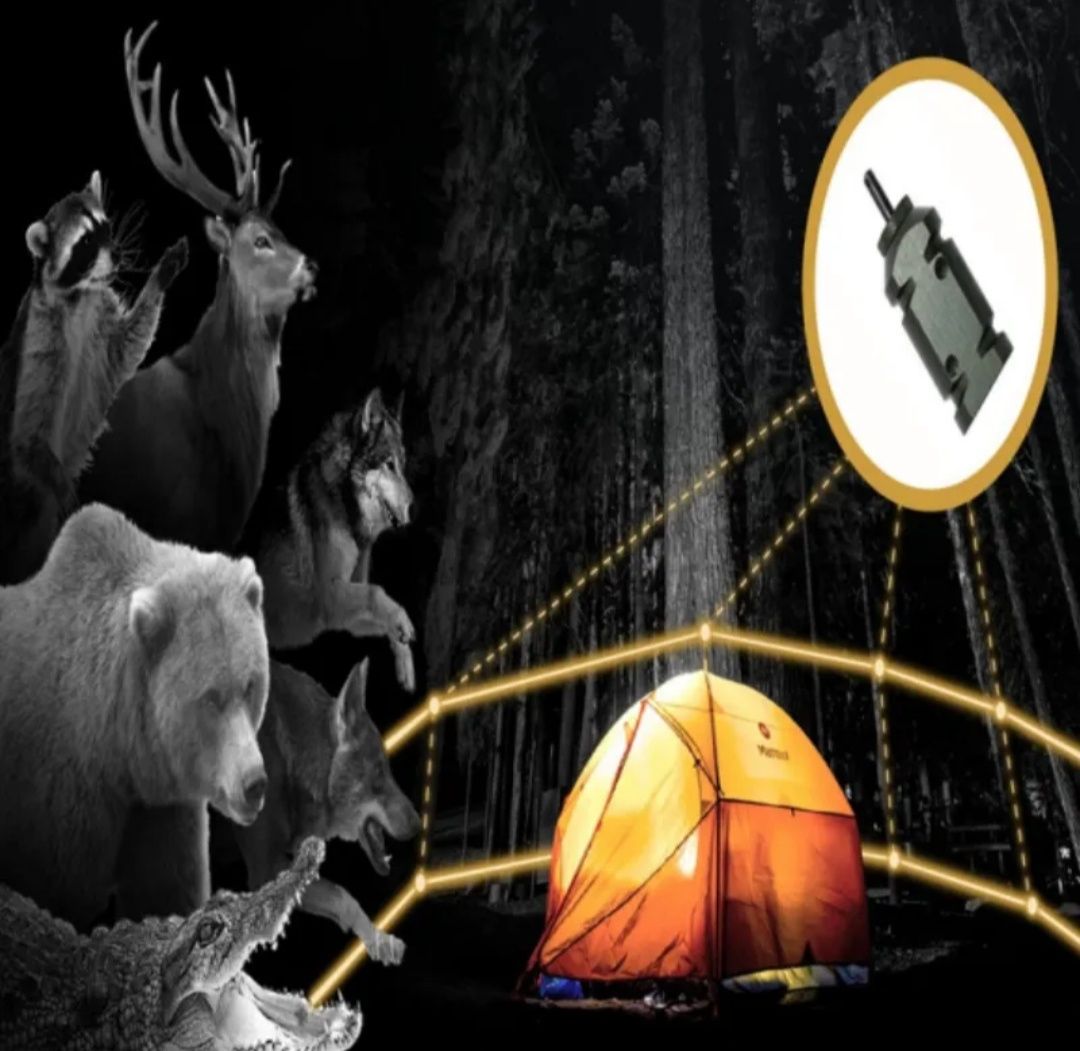 Alarme acampamento bushcraft