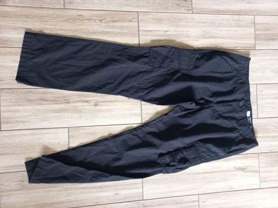 czarne firmowe męskie spodnie bojówki-F&F-XXL-36/32