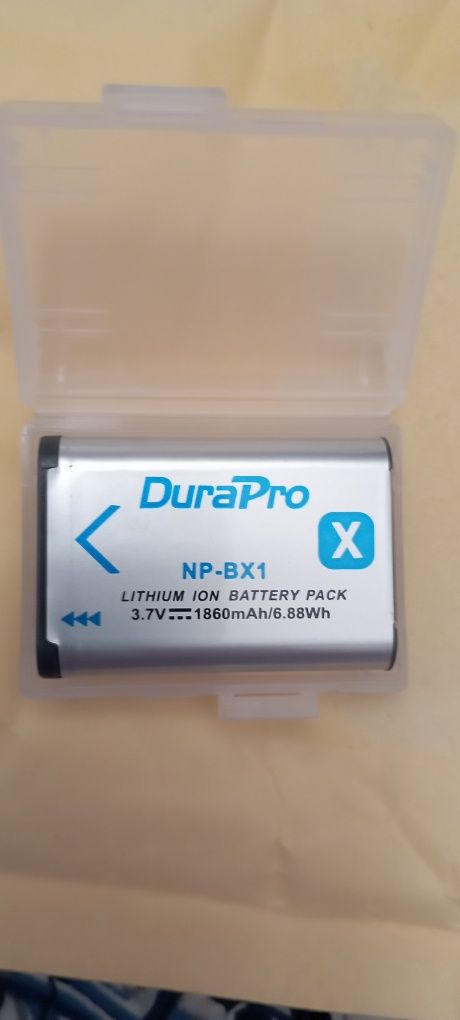 Bateria para Sony HDR DuraPro 1860mAH NP NP-BX1 BX1 NPBX1  3,7