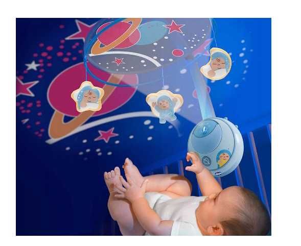 Karuzela na łóżeczko MagicStars  Chicco First Dreams niebieska