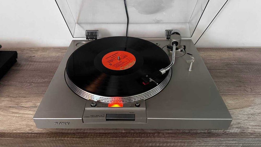 Gramofon + Wzmacniacz + kolumny + tuner – kompletny zestaw