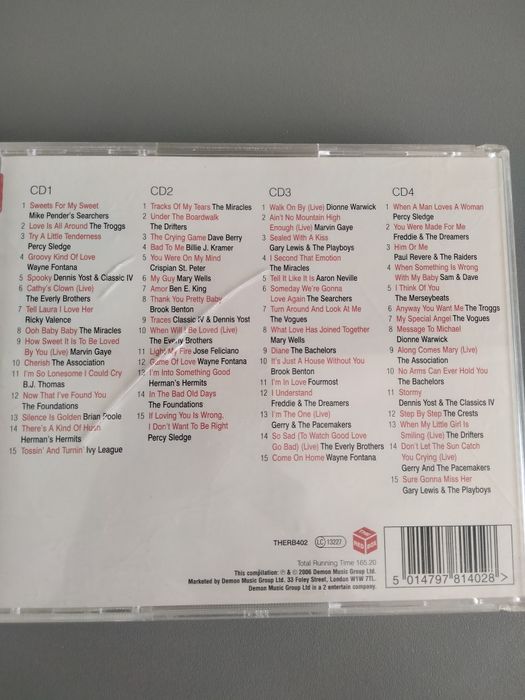 Zestaw 4 płyt z piosenkami