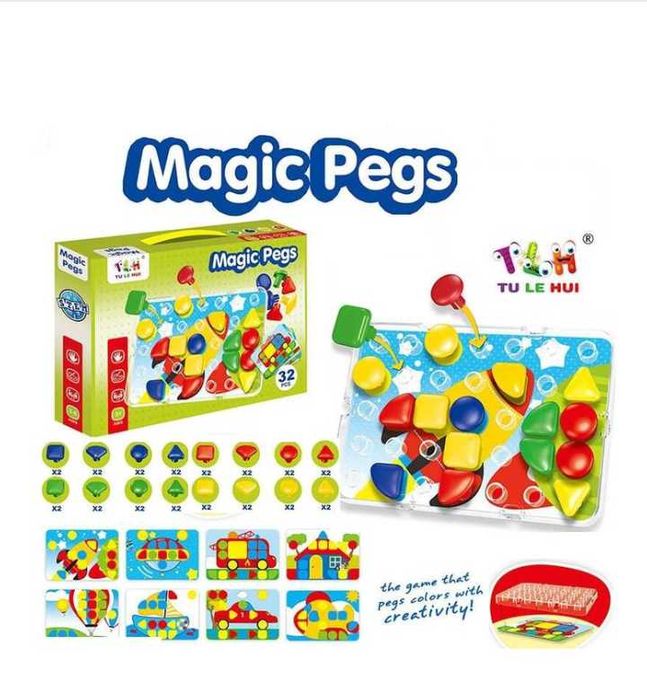 Magic Pegs детские магические пазлы