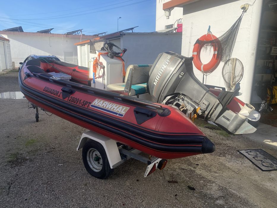 Semi-rigido narwhal com 40 hp
