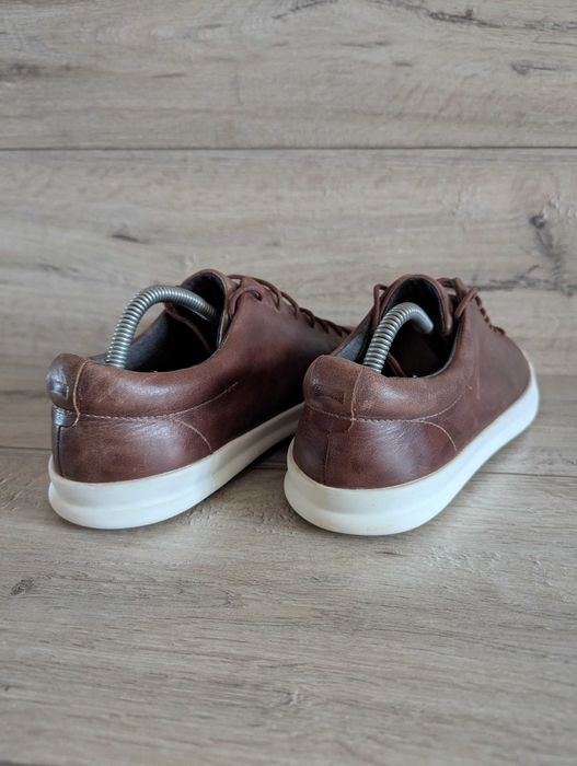 Мокасины кроссовки кожаные шоколадные Кампер Camper 41  р 26 см