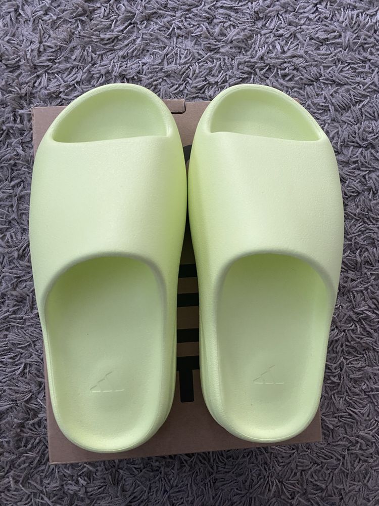 Adidas Yeezy slide glow green