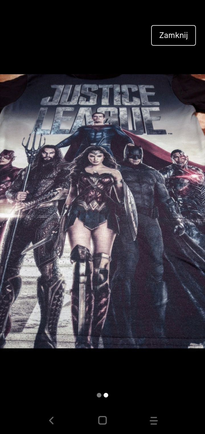 Koszulka 158-164 Justice league