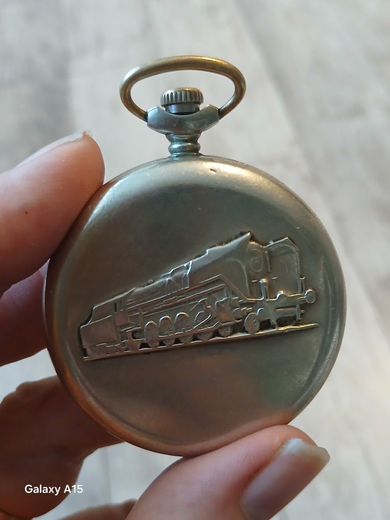 Molnija  ZSSR antyk kolekcjonerski Monolja kolejarza