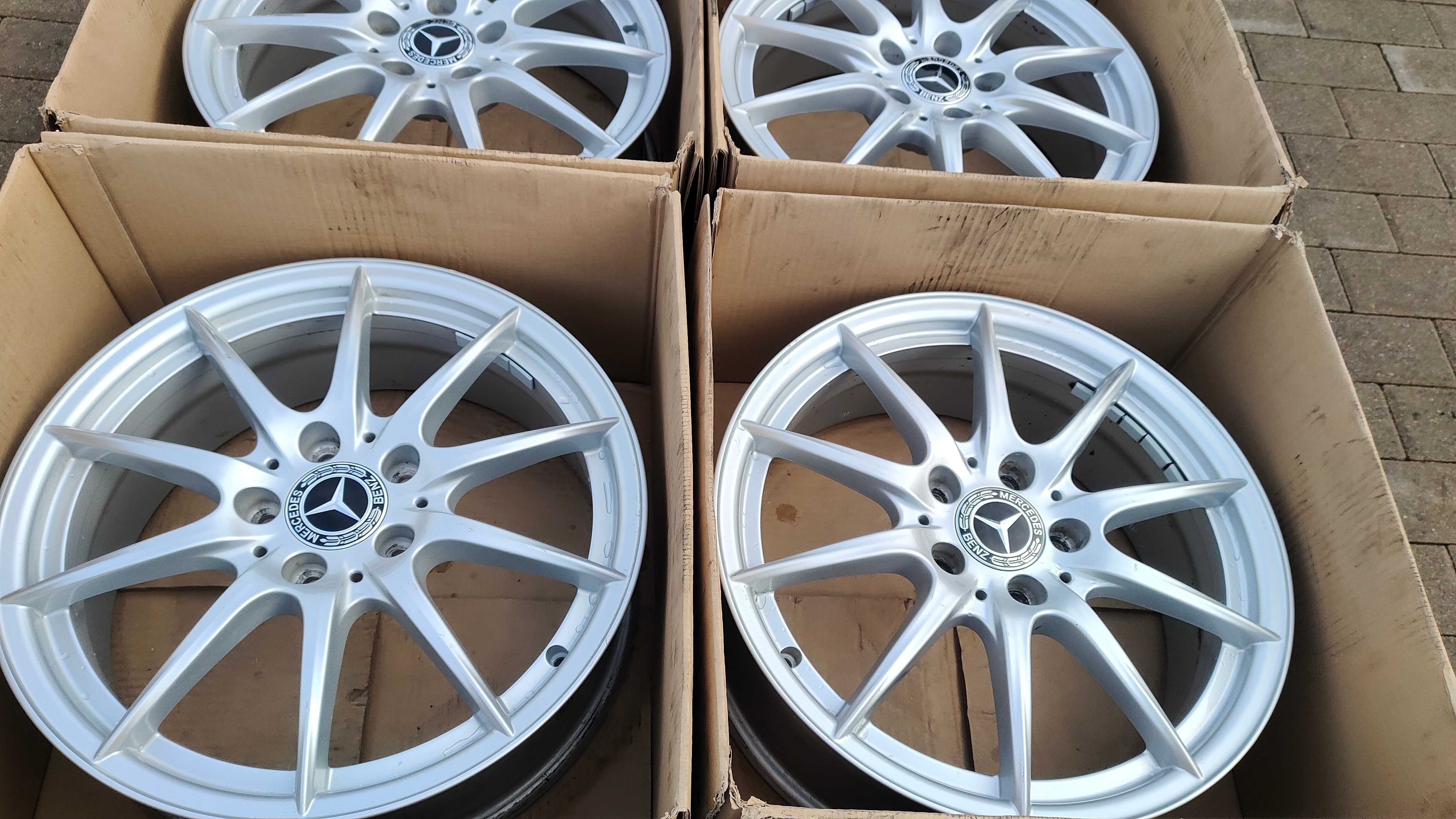 Oryginalne Felgi Aluminiowe Mercedes A B Klasa 17 5x112 6,5J ET49