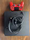 PS4 Slim 1TB c/ comando/jogos