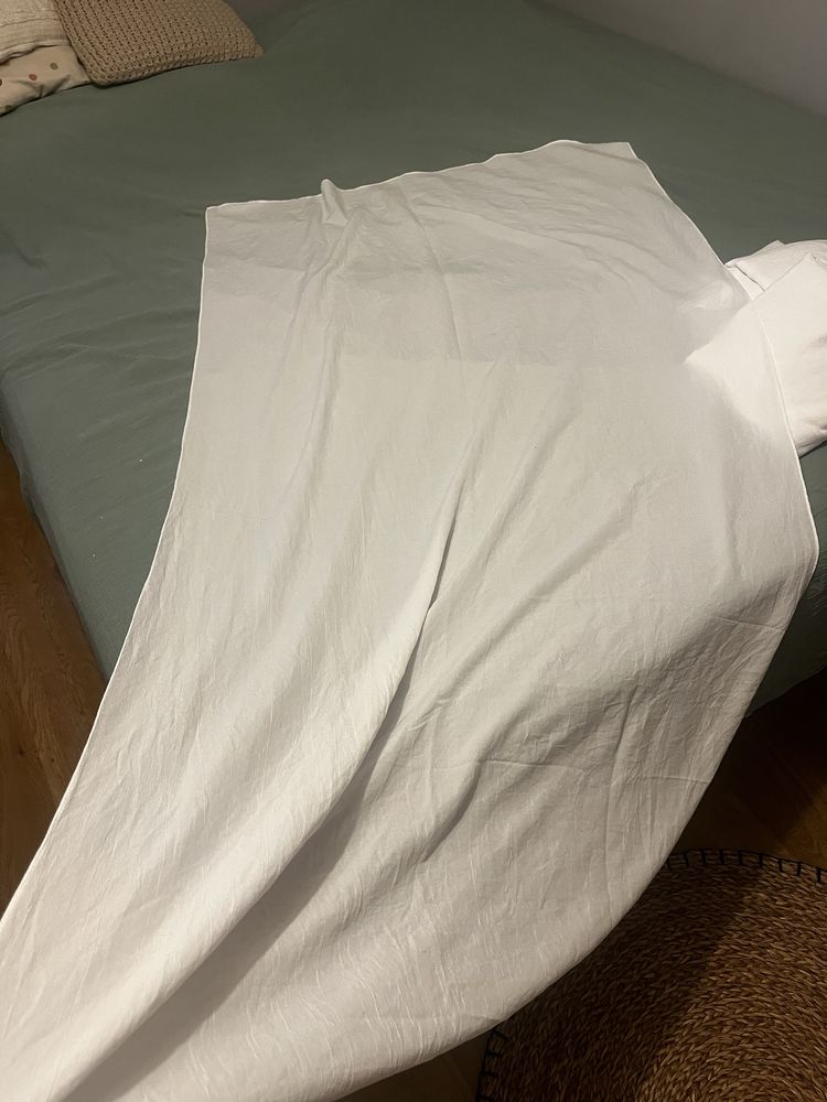 Lenço Longo branco 8 unidades