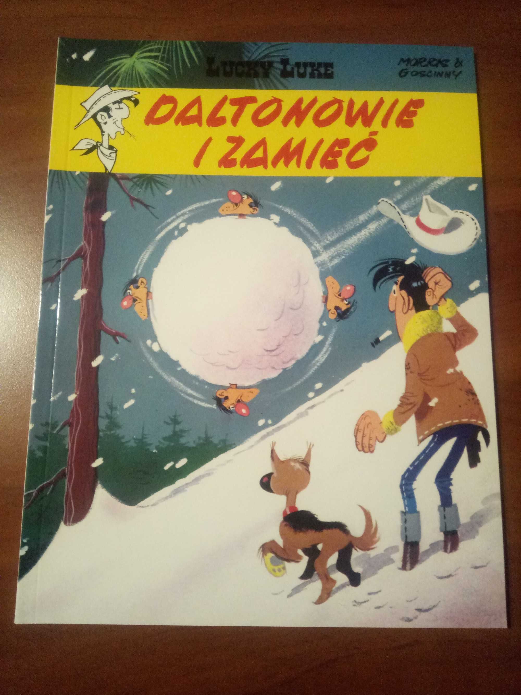 Lucky Luke-Daltonowie i zamieć komiks
