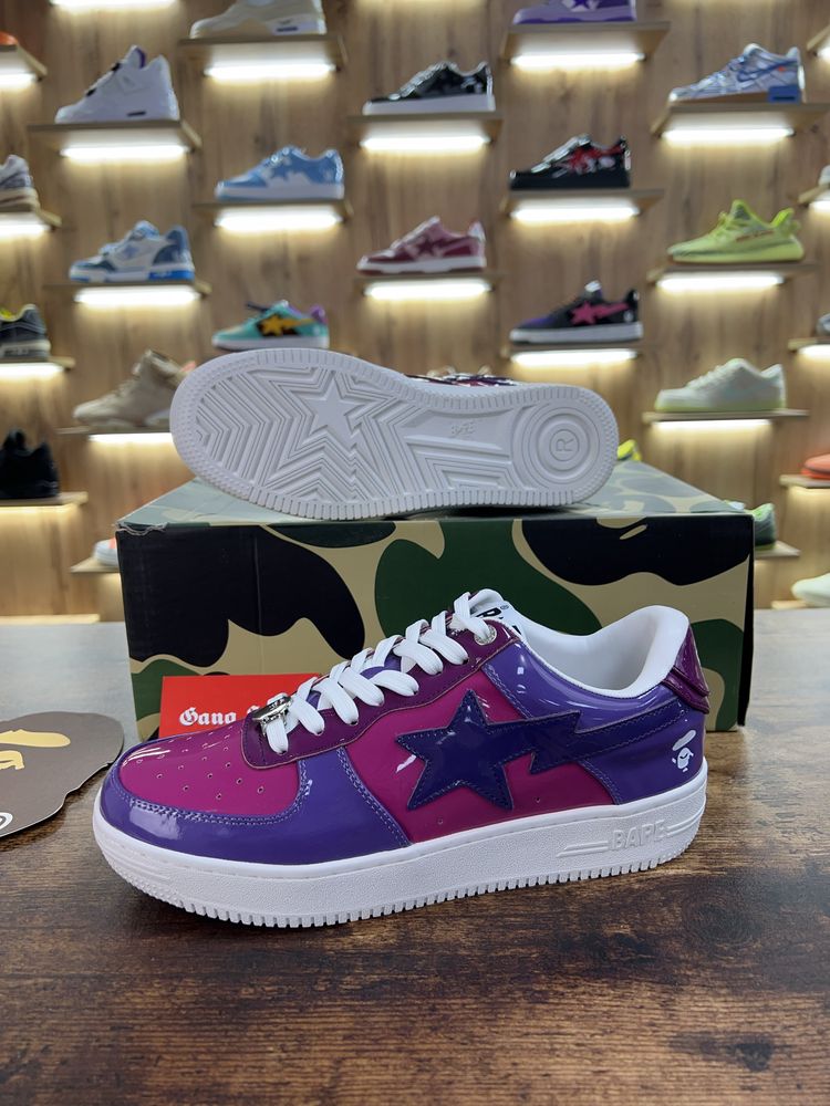 Кросівки Bape Sta Purple / Pink Low