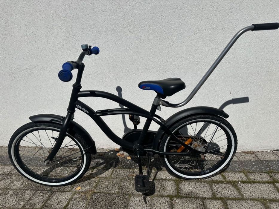Rower dla chłopca cruiser czarny mat