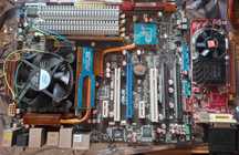 płyta główna ASUS  P5Q deluxe + q9400 + 8G + ATI