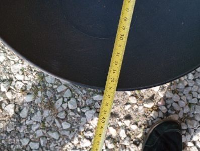 Kuta patelnia / wok żeliwny z pokrywką 35 i 42 cm