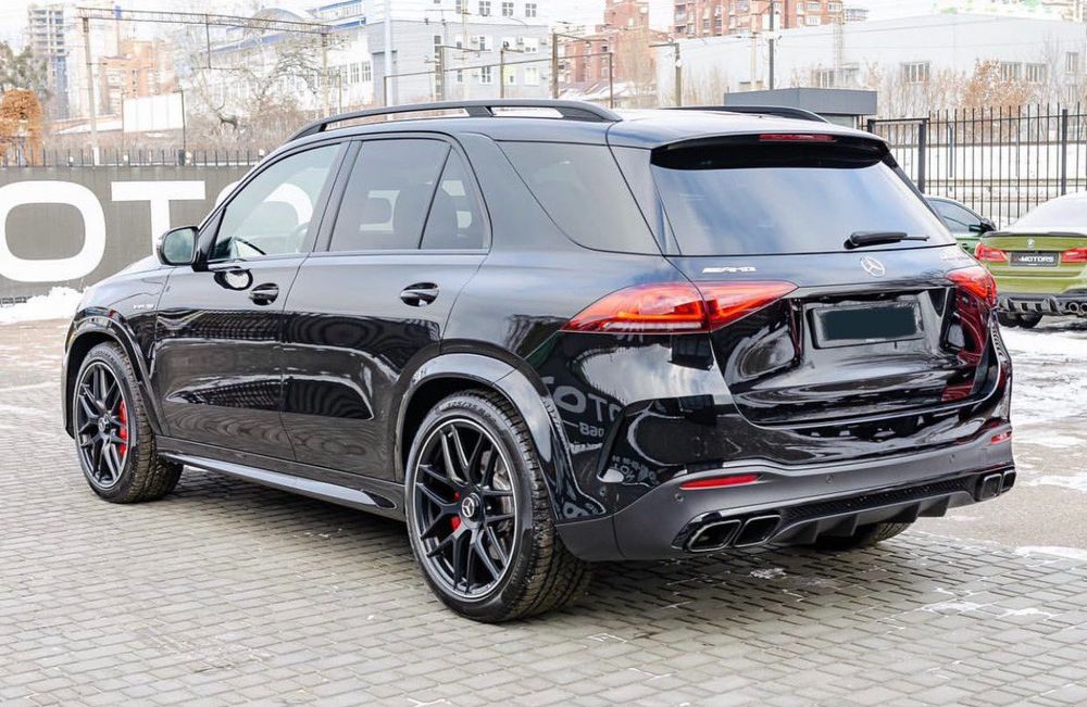 Диффузор и насадки GLS63 GLE63 AMG для Mercedes GLS X167 GLE W167 C167