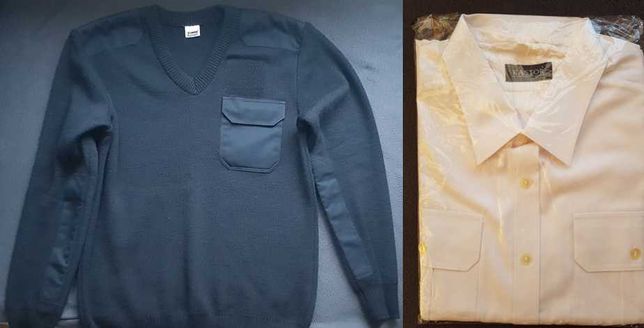 Sweter MW-Wzór: 526/MON + koszula krótki rękaw.