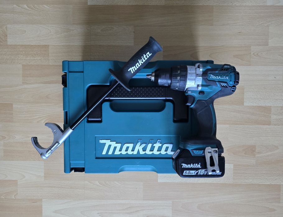 MAKITA DHP481 Wkrętarko-Wiertarka 18V Udar 130Nm + Aku5.0Ah +SYSTAINER