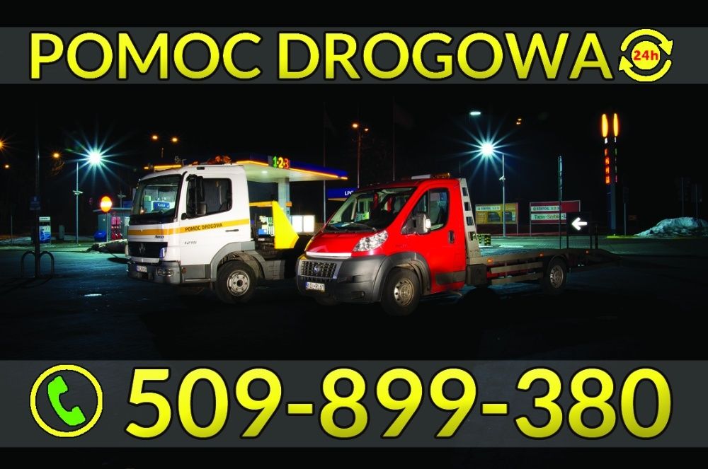 POMOC DROGOWA 24h/7 -Holowanie-Transport Maszyn-TANIO!!!