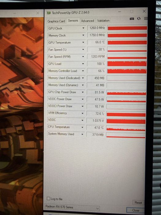 Відеокарта RADEON MSI ARMOR MK2 RX570 8gb (дуже гарний стан)