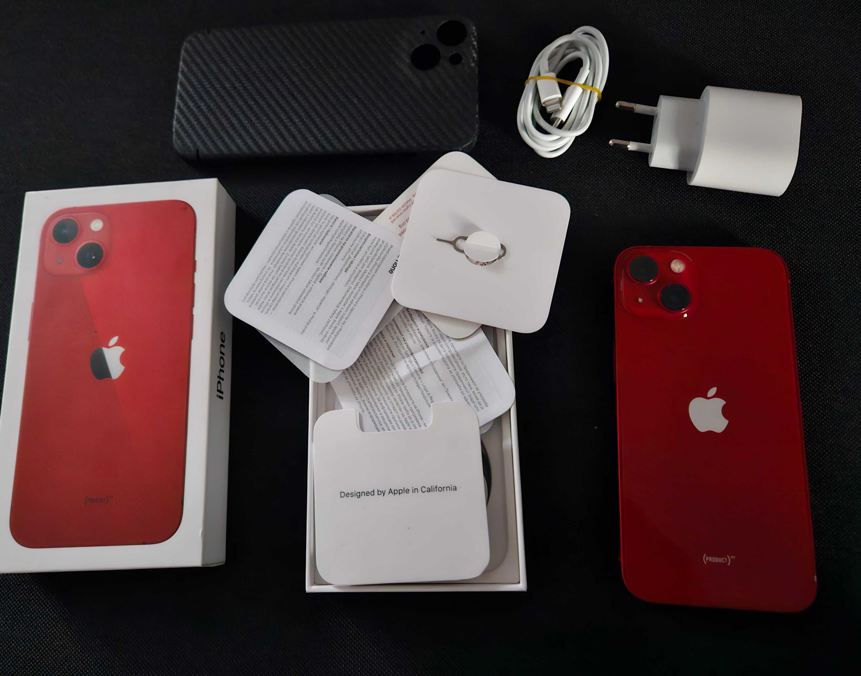 Piekny RED UNIKAT Apple iPhone 13 red 256gb zamienie zamiana product