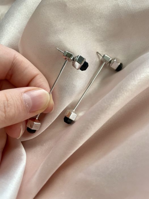 Srebrne kolczyki Deni Cler