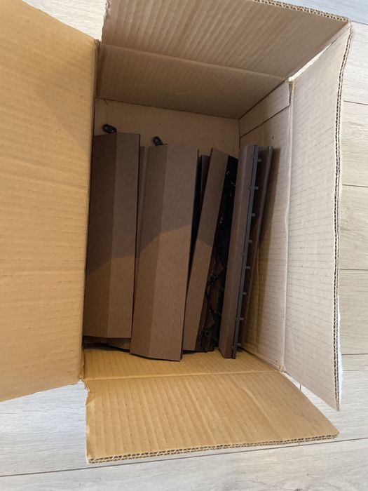 Podesty Tarasowe Kompozytowy Boczny Ciemny Brąz 15sztuk