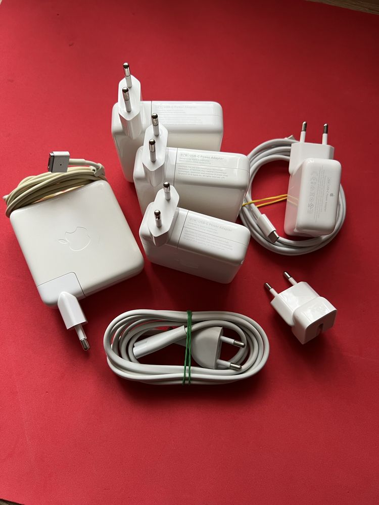 Оригінальні зарядні Apple MacBook Air/Pro 29/61/67/87/96w MagSafe2 85w