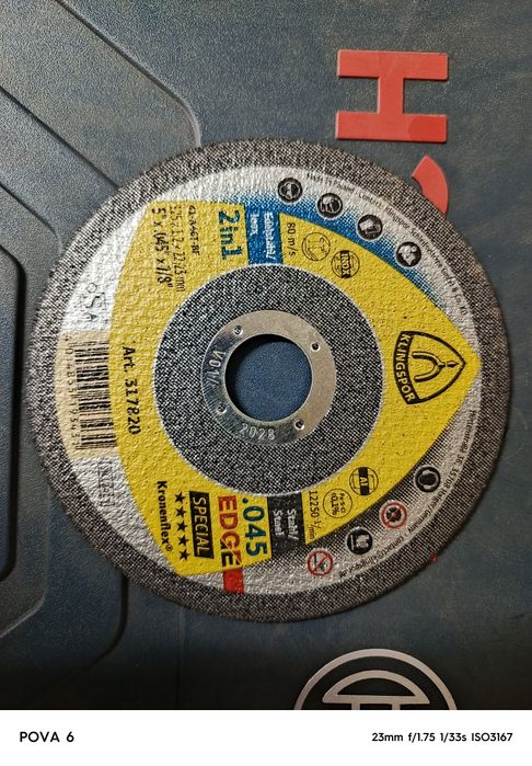 Круг відрізний 125х1х22,23