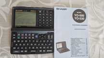 SHARP YO-530 Notes elektroniczny dla kolekcjonera, uszkodzony.