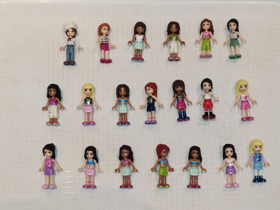Zestaw 20 figurek LEGO friends dla dziewczynki, figurka
