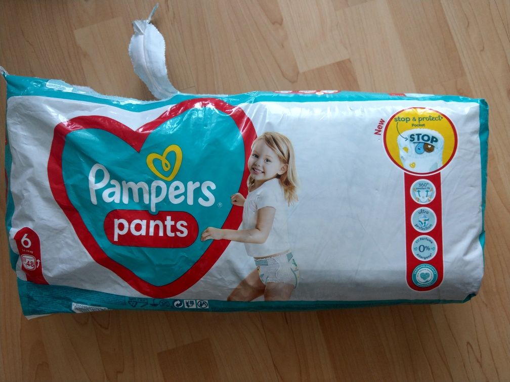 Pieluchomajtki Pampers Pants rozmiar 6 (14-19 kg),  29 szt.