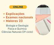 Explicações e Preparação Exames ONLINE | Biologia e Física Química