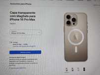 Capa Iphone 16 pro max oficial apple