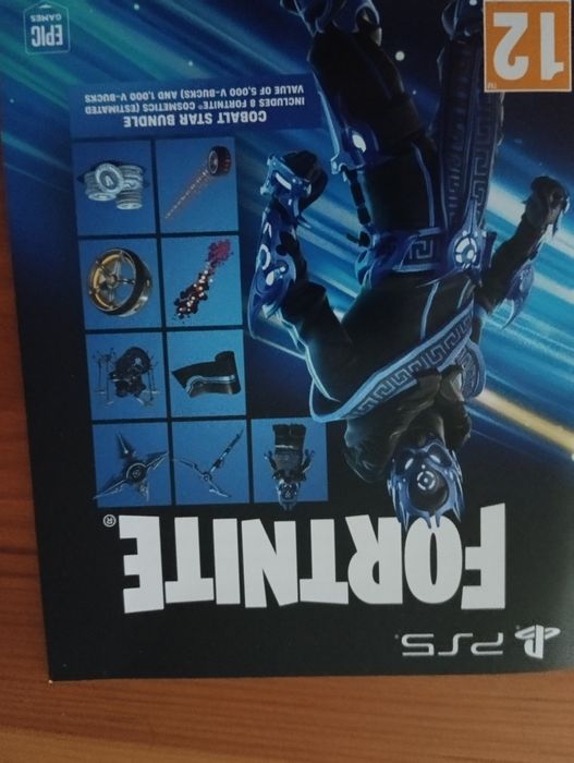 Fortnite Ps5 kod Cobalt Star Bundle 30 zl