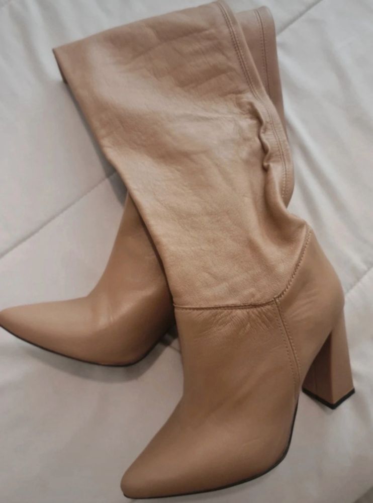 Botas em pele Prof