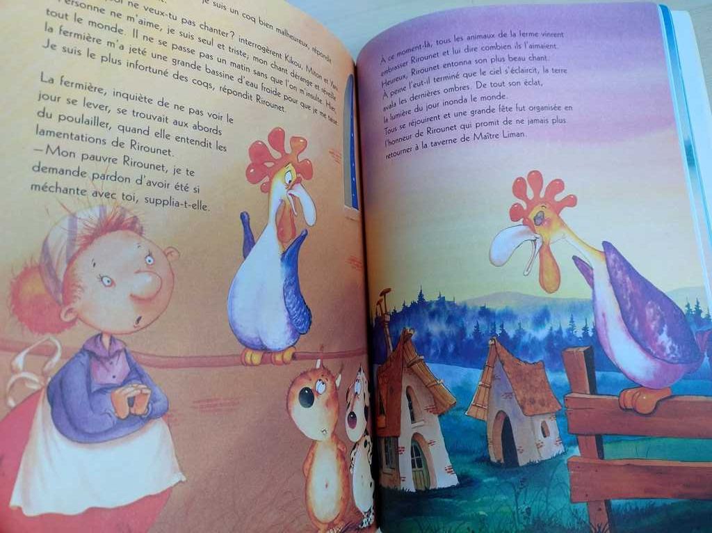 Belles histoires du soir a croquer książka francuska livre en français