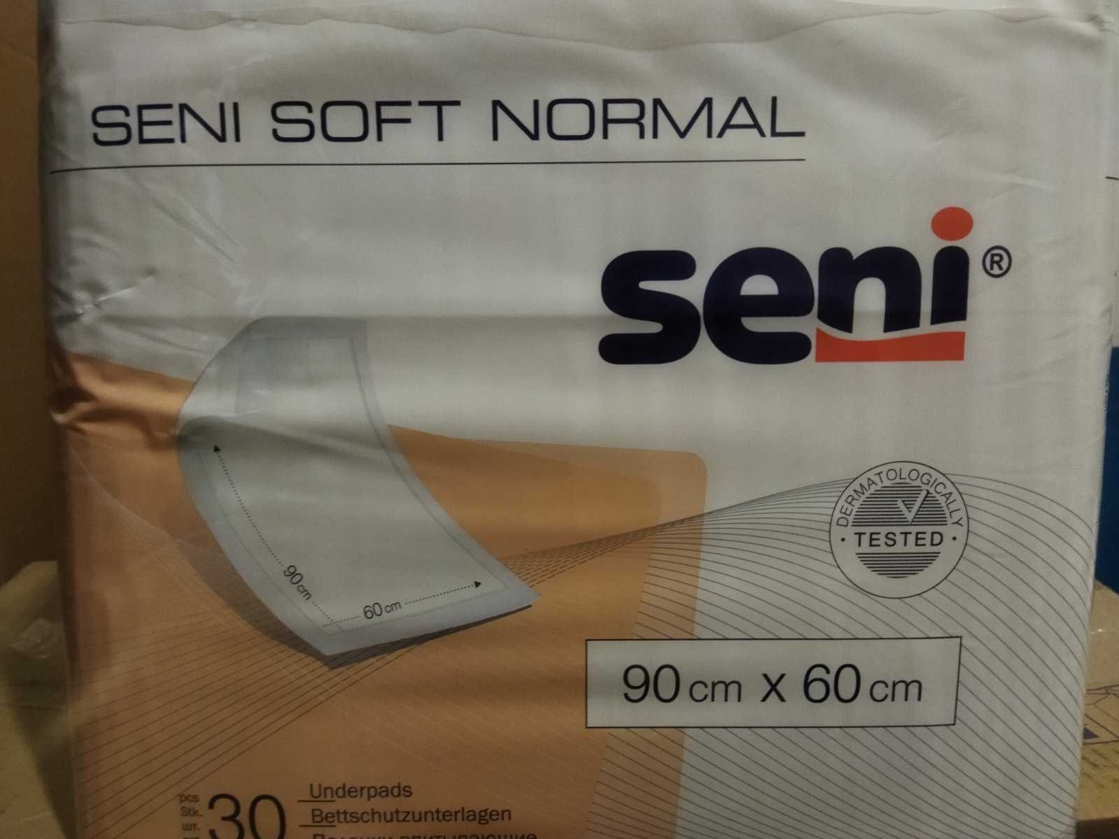 Пелёнки Seni Soft Normal {30 штук) 90см х 60см.