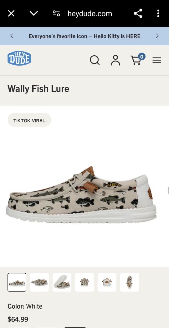 Мокасины Hey Dude Size 43 Original