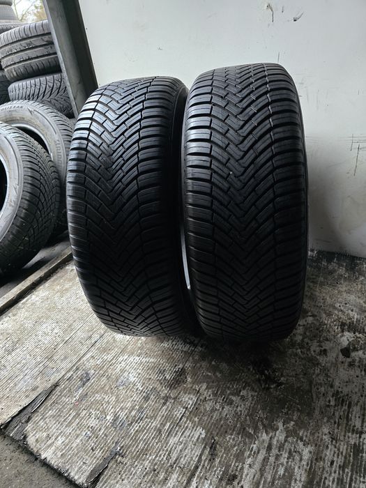 Sprzedam Jak Nowe 2 opony 205/55 16" Continental wielosezonowe 95% 202